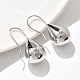 Серьги-подвески из латуни в форме слезы EJEW-B132-06P-3