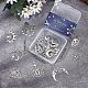 SUNNYCLUE 1 Box 20Pcs 10 Styles Stainless Steel Charms Tarot Style Sun Moon Charm Butterfly Moth Gothic Moon Rose Skull Double Sided Hollow Lotus Chakra Charms for jewellery Making Charm DIY Crafts STAS-SC0004-38-7