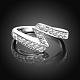 Los anillos de dedo de bronce Checa rhinestone para las mujeres elegantes RJEW-BB02158-6B-2