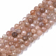 Chapelets de perles de sunstone naturelle naturelles G-N328-009-1