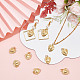 SUNNYCLUE 1 Box 24Pcs Heart Charms Real 18K Gold Plated Hearts Charm Double Sided Love Charms Valentine Mother's Day Charms for Jewelry Making Charm Open Jump Ring Necklace Earrings Bracelet Supplies FIND-SC0003-81-4