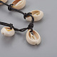 Cowhide Leather Cord Bracelets BJEW-JB04072-3