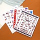 Faddish Nail Decals Stickers MRMJ-R102-DP-M2-3