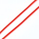 韓国製弾性水晶の線  ストレッチブレスレットストリング  ラウンドビーズコード  レッド  1mm  約27.34ヤード（25m）/ロール EW-L003-1mm-03-1
