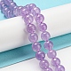 Natural Amethyst Beads Strands G-P503-8MM-08-2