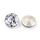 Apuntado hacia atrás & dorso plateado Diamante de imitación de cristal Cabujones RGLA-J012-10mm-001SA-2