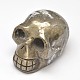 Cráneo de display decoraciones naturales de pirita G-A145-04-2