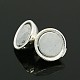 Zinc Alloy Magnetic Clasps for Jewelry Making PALLOY-K070-12mm-S-LF-2