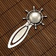 18mm Clear Domed Glass Cabochon Cover for Antique Silver DIY Alloy Portrait Helm Bookmark Making DIY-X0119-AS-NR-2