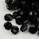 2-Hoyo botones de octágono de acrílico Diamante de imitación de Taiwán BUTT-F016-11.5mm-01-1