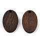 Colgantes de madera de wengué natural WOOD-T023-85A-01-2