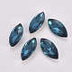 Pointed Back & Back Plated K9 Glass Cabochons RGLA-E017-06C-H-2