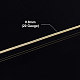 丸銅線  ワイヤーラップジュエリー作り用  ライトゴールド  20ゲージ  0.8mm  約98.42フィート（30m）/ロール CWIR-BC0006-02B-LG-3