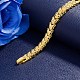 Bracelets de chaînes à maillons en laiton pour femmes BJEW-BB61923-A-2