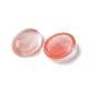 Cherry Quartz Glass Cabochons G-A094-01B-56-2