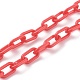 Colliers de chaîne de câbles acryliques opaques personnalisés NJEW-JN03432-07-3