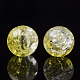 Perles en acrylique transparentes craquelées CACR-N002-03-2