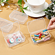 Superfindings 10шт прямоугольные прозрачные пластиковые контейнеры для бусин с крышками контейнер для сортировки бусин ящик для ювелирных бусин таблетки мелкие предметы CON-WH0073-79-5