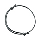 Création de bracelets en corde de polyester ciré coréen AJEW-JB00011-19-3