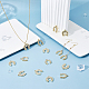 SUPERFINDINGS 20Pcs 2 Style Alloy Rhinestones Charms Horseshoe Charms Pendant Crystal Arch Shaped Pendants for Necklace Bracelet Earring Making DIY Jewelry FIND-FH0006-66-4
