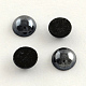 Cabujones de cristal opaco plisado perlado PORC-S801-4mm-12-1