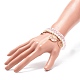Set di braccialetti elasticizzati con perline di perle di conchiglia stile 3 pz 3 e semi di vetro BJEW-JB08705-02-3
