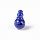 Round and Gourd Natural Lapis Lazuli 3-Hole Guru Beads Sets G-D637-1