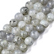 Chapelets de perles rondes en labradorite naturelle G-S158-4mm-1