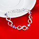 Brass Infinity Link Bracelets BJEW-BB17081-6