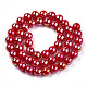 Electroplate Opaque Glass Beads Strands GLAA-T032-P8mm-AB04-3