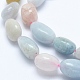 Chapelets de perles en morganite naturelle G-E483-54A-3