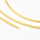 日本の平らな弾性結晶ストリング  弾性ビーズ糸  ストレッチブレスレット作り用  ゴールド  0.5mm  約328.08ヤード（300m）/ロール EW-G004-0.5mm-31-3