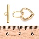 Латунные застежки-молнии из прозрачного кубического циркония KK-N254-146G-4