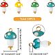 50шт подвески ручной работы лэмпворк FIND-FH0005-02-2