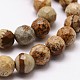 Chapelets de perles en jaspe avec images naturelles G-D840-47-10mm-3