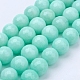 Chapelets de perles en jade de Malaisie naturelle G-F488-8mm-22-1
