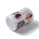 コーヒーテーマの装飾紙テープロール  自己粘着紙シート  DIYスクラップブッキング用  花  60x2mm DIY-C081-02F-3