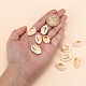 Natural Cowrie Shell Beads X-SHEL-S274-54-4