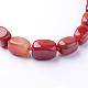 Natural Agate Graduated Beads Necklaces NIEW-F118-C12-2