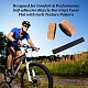OLYCRAFT 4Rolls 12.6m Cork Handlebar Tape Self-adhesive Cycling Handle Wraps Camel Bicycle Bar Tape Flat Bike Handlebar Tapes PU Leather Bar Tape for Road Motorcycle Bike Accessories AJEW-WH0014-99-5