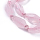 Chapelets de perles en quartz rose naturel G-L492-13-2