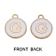 Golden Plated Alloy Charms ENAM-SZ0001-25A-G-2