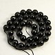 Black Labradorite Beads Strands G-D135-12mm-02-2