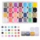 280G 28 Colors Handmade Polymer Clay Beads CLAY-SZ0001-29-1