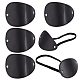 GORGECRAFT 4Pcs Eye Patches Pirate Costume Accessories Imitation Leather Single Eye 3D Adjustable Medical Eyepatch Pirate Style One-Eyed Patch for Adults FIND-GF0003-56-1