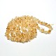 Chip Natural Citrine Beads Strands X-G-N0134-21-3
