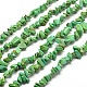 Green Turquoise Chip Bead Strands G-M205-76-1