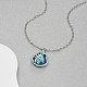 925 подвесные стерлингового серебра ожерелья SWARJ-BB35095-3