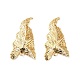 Accessoires de clous d'oreilles en laiton KK-M233-06G-2