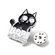 Cartoon Style Cat Enamel Pins JEWB-Q041-02C-3